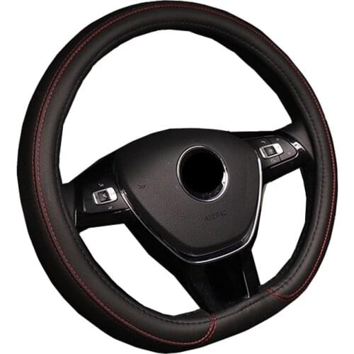 D Type Car Steering Wheel Cover For VW Beetle Scirocco Golf Jetta Polo 2015-On Arteon up! Coccinelle Crafter Bora Lavida Tharu