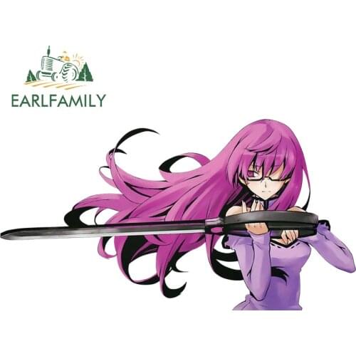 EARLFAMILY 13cm x 7cm Vinyl Car Stickers for Akame GA Kill Mine Decal Surfboard Motorcycle Decor Waterproof Graffiti Graphics