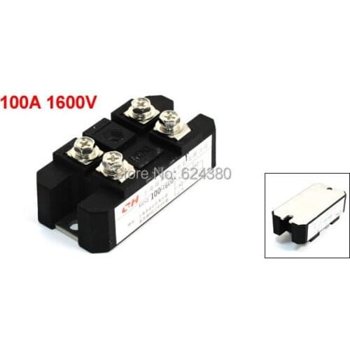MDQ 100A AC 1600V 100A 100 Amps 1 One Single Phase Bridge Rectifier Module Four 4 Terminals