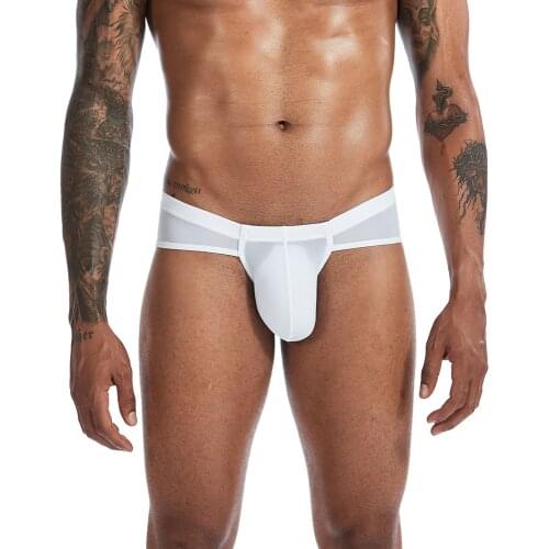 Male Underwear Sexy Mens Briefs Breathable Underwear Ultra-thin Male Underwear Men Panties Sissy UnderPanties Mens Exotic Briefs