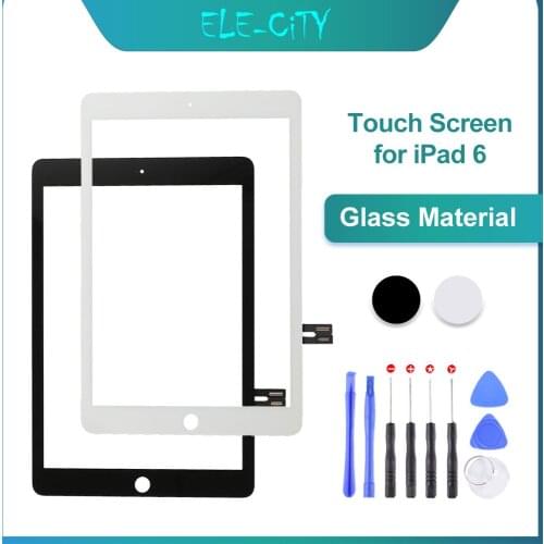 OEM 9.7" Touch Screen For iPad 6 A1893 A1954 Touch Panel LCD Outer Display Replacement Digitizer With Sensor Glass Free Gift