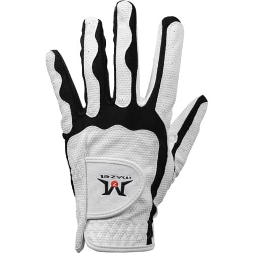 MAZEL Golf Gloves Mens Left Hand Soft Breathable With Anti-slip Granules