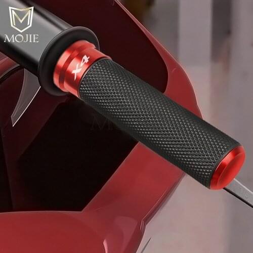 For Honda X4 1990-2018 2017 2016 2015 2014 2013 2012 2011 2010 7/8" 22MM Motorcycle Handle Bar Handlebar Grips Scooter Cover End