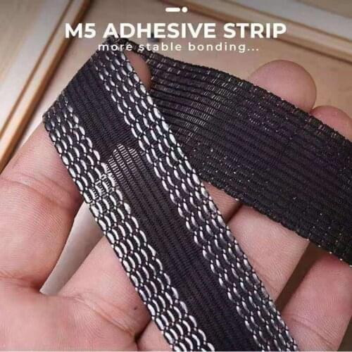 M2EA Self-Adhesive Pants Mouth Paste Polyester Hem Roll Tape Trouser Legs Cuffs Shorten for Hem Trimming of Trousers Pants