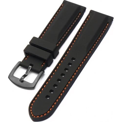 Silicone watchband For Huawei GT2 007 BM8475Watches straps Accessories Sports wristband 20mm 22mm black waterproof straps