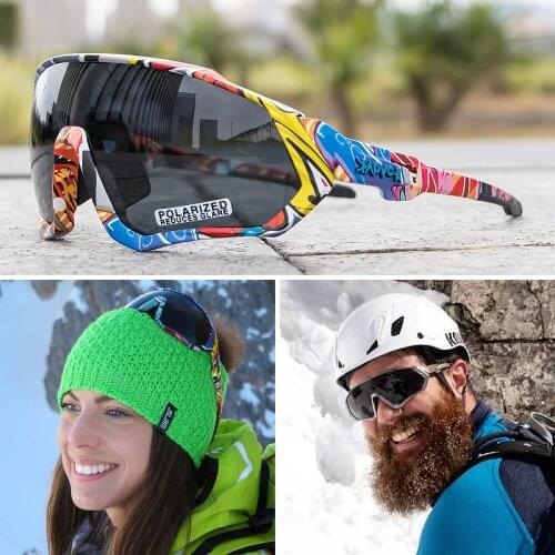 Outdoor Sunglasses Cycling Eyeglasses Skiing Eyewear Sport Sunglasses Goggles Mountain Bike Glasses Mens Women Cycling Eyewear