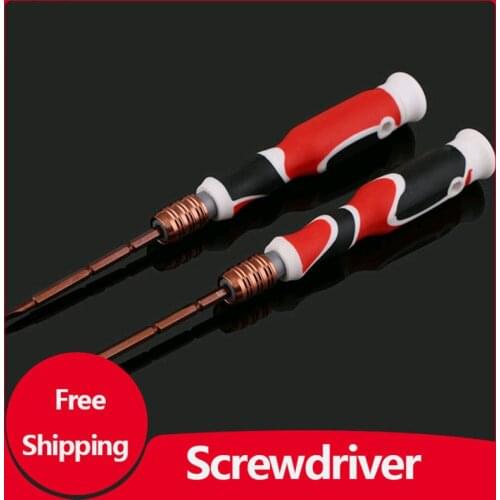 Screwdriver Super Hard S2 Steel Strong Magnet Cross Straight Screwdriver 3MM