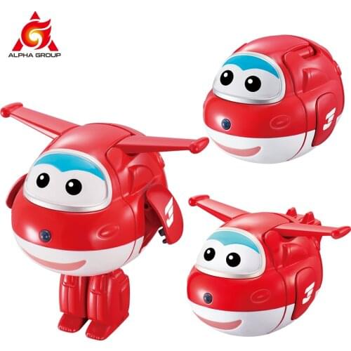 Super Wings 5 Styles Transforming Toy Catapult Mini Planes Deformation Airplane Robot Eggs Action&Toy Figures Gifts Kids