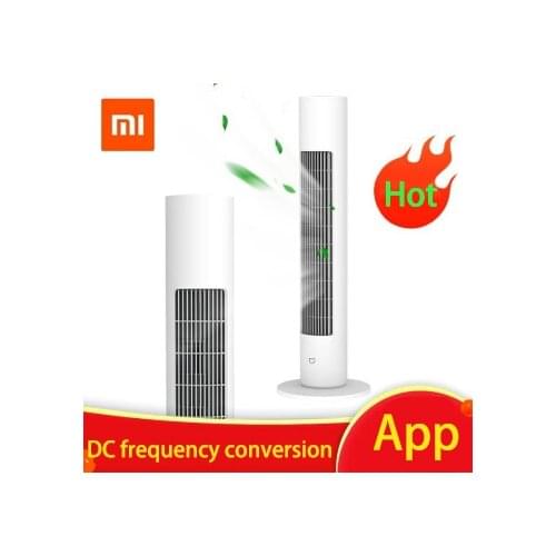 Fashion Xiaomi Mijia DC Frequency Conversion Tower Fan Summer Cooling Bladeless Air Conditioner Cooler for Home Office Desk