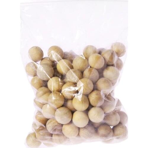 100Pcs Natural Cedar Wood Moth Balls Camphor Repellent Wardrobe Clothes Drawer