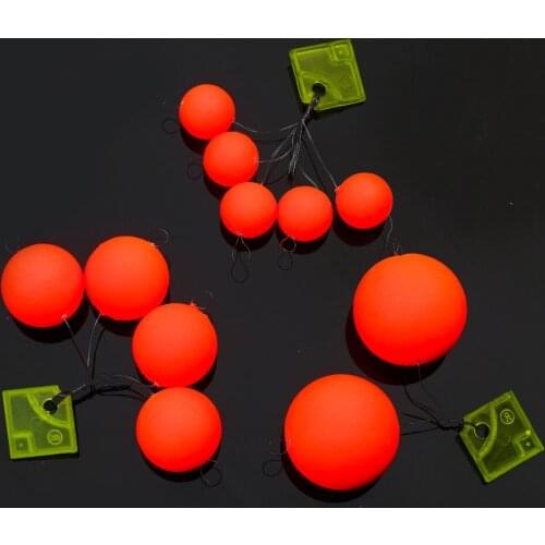 5 Packs Fishing Float Round Seven-satr Float Space Bean Fishing Line Stopper Buoys Easy Use Floater Carp Tackle Accessories