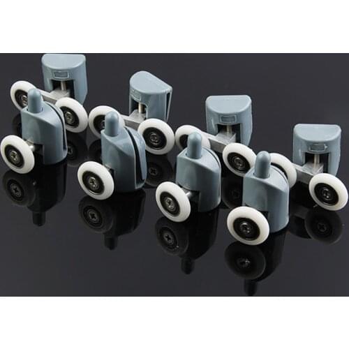 8* Shower Rooms Cabins Pulley &Shower Room Roller /Runners/Wheels/Pulleys Diameter 4double top +4 singel bottom