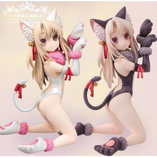 Anime Fate/kaleid liner Fate/stay night Illyasviel von Einzbern Sexy Cat Girls Pvc Figure Model Toys