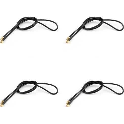 Artudatech 4Pcs 1m RG58 Cable SMA Male Plug to SMA Female Jack RF Pigtail Jumper 3ft Parts