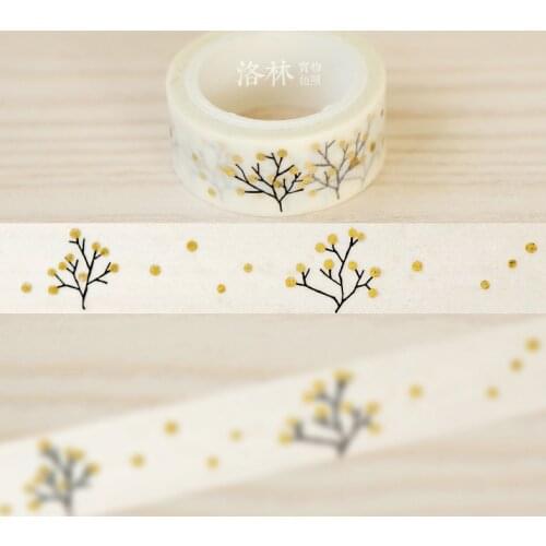 Paper tape diy tape bronzier wishing tree 1.5cmx5m masking tape