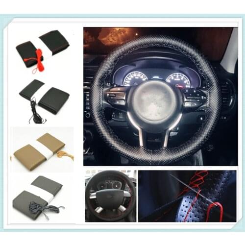 Car steering wheel cover / diameter 36cm 38cm 40cm for Audi A4 Avant A4 Cabriolet A6L A8L