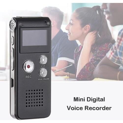 Voice Activated Digital Audio Recorder Professional Mini Voice Recorder Pen 8GB Portable Digital MP3 Dictaphone