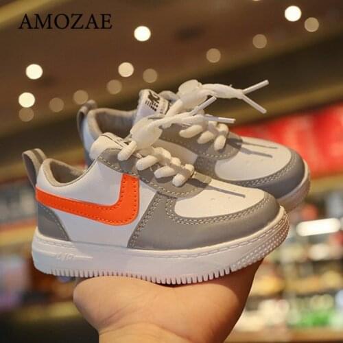 Kids Sneakers Boys Sport White Shoes Childrens Casual Shoes For Girls Baby Sneaker New Boys Shoes Infant Toddler Soft Sole Shoe