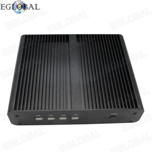 Intel Whiskey Lake Core I7 8565U UHD 620 64GB DDR4 Fanless gaming computer Windows 10 pro desktop 4K player HDMI DP MINI PC RTC