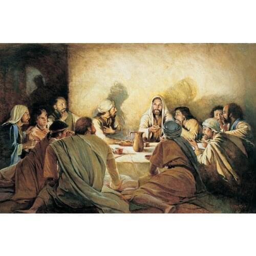 Jesus Christ God Poster Motivational Inspirational Poster Silk Fabric Print Picture