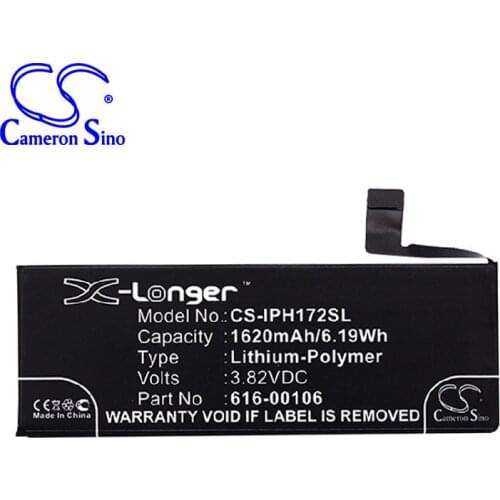 CameronSino for iPhone SE A1662 A1723 A1724 616-00106 616-00107 battery