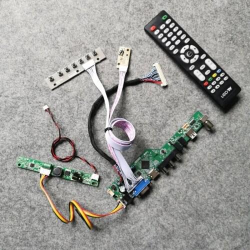 Display controller board kit 30Pin 1920*1080 For M238HAN01/M238HVN01/M270HW01/M270HW02 WLDE 60Hz LVDS LCD screen VGA+USB+AV