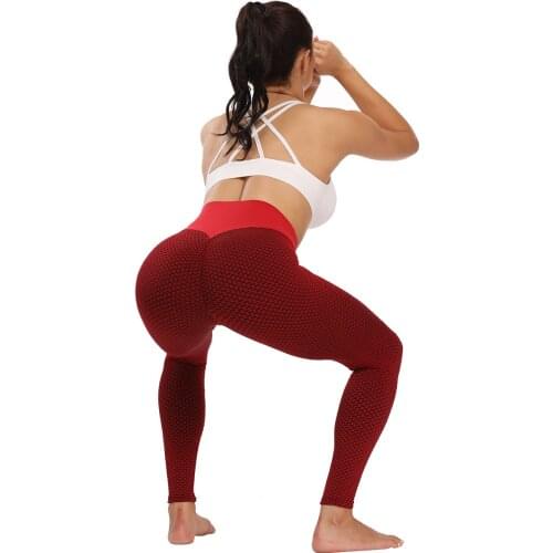 INS New Hot Sale Women Seamless Yoga Sports Fitness Exercise Fitness Leggings Push Up Workout Female Pants