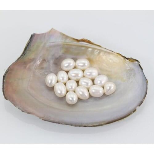 Multicolor Rice Pearl Natural White 20 Colors 20pcs/lot 7-8MM Loose Beads Jewelry DIY Fit For Bracelets Necklace LO028