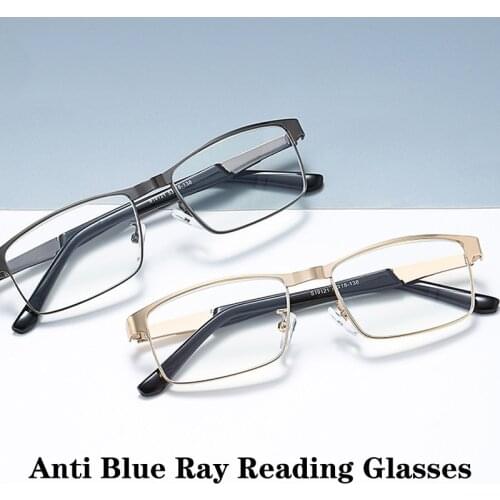 Fashion Retro Anti Blue Ray Reading Glasses Blue Light Protection Reading Glasses With Degree Lens Plus +1.0 To +4.0