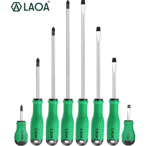 LAOA S2 Screwdriver Slotted and Phillips Screwdrivers Set Household Hand Tools
