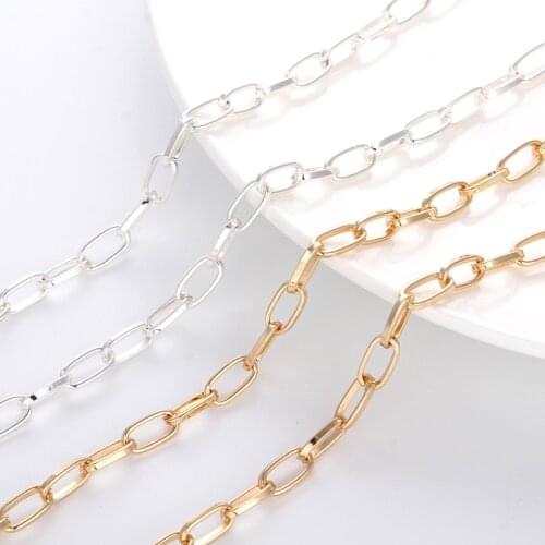 Personalized New Chain Cable Chain Necklace Jewelry Chain Discovery DIY Handmade Jewelry Accessories