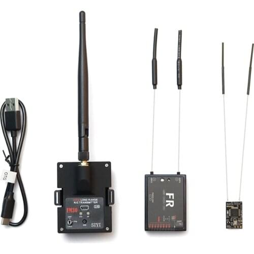 SIYI FM30 Radio Module with Datalink Telemetry Bluetooth FR Receiver OpenTX Racing Drones 2.4G FM30 Transmitter USB
