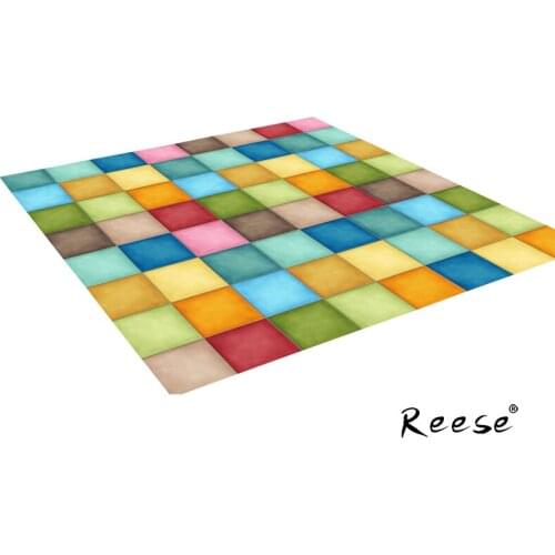 Reese Printed Hotel Contemporary Carpets Rugs Modern Arts Decoration For Living Room Anti Slip Bottom Washable Customizable