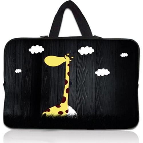 Giraffe Laptop Bag 11 13 15 For Macbook Air 16 Case Notebook Sleeve For Mac Book Pro 13.3 15.6 12 2019 2018 2020 Xiaomi Cover