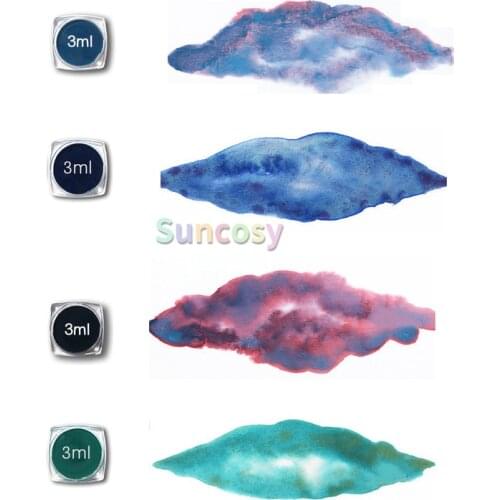 Super Vision 3ml Special Layered Color Watercolor Pigment, Premium Artist Water Color Paint for Painting Drawing Art Suppliers