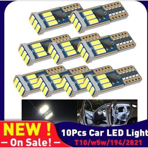 W5W 194 T10 Led Canbus Bulbs On Cars Auto Automotive Goods Diode Lamp Ambient Interior Lights For Vw T4 T5 Passat b6 b5 b7 cc b8