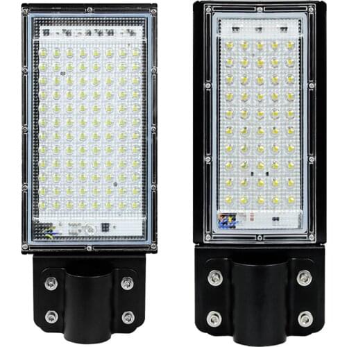 220V LED Street Light Outdoor Led Spotlight Waterproof High Bright Projection Lamp 50W/100W Cool White High Power Flood Sensible