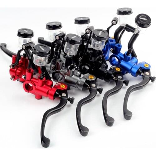 Universal Black 7/8" 22mm Motorcycle Front Brake Clutch Master Cylinder Motorbike Hydraulic Pump Motorbike Brake Lever