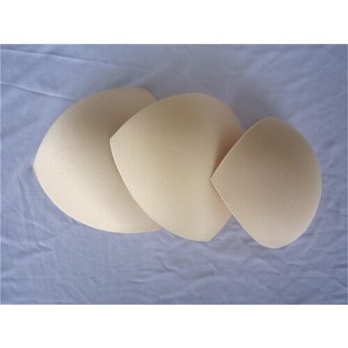 Triangle Cups Bikini Bra Pad Chest Push Up Insert Foam Pads For Swimsuit Padding Accessories Removeable Enhancer Bra Pads