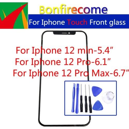 Replacement For Iphone 12 Min /12 Pro Max LCD Front Touch Screen Glass Outer Lens