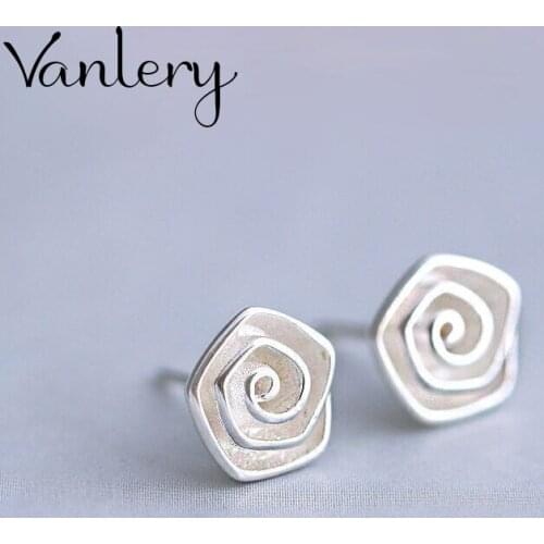 New Arrivals Korean Style Rose Flower Earrings For Women Lady Bridal Earrings Girls Gifts Pendientes Brincos 2021