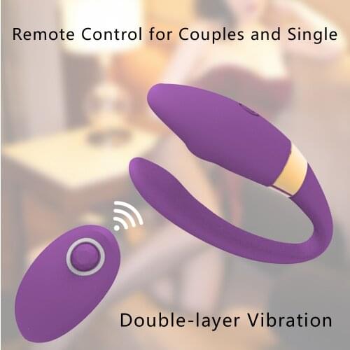 Dildo Vagina G Spot Clitoris Female Vibrators Sex Toys For Women Double Vibration Wireless Wearable Stimulator Adult Sexy Shop