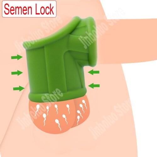 Liquid Silicone Reusable Cock Rings BDSM Delay Ejaculation Trainer Ring Man Silicone Dick Ring Sex Products Couple Game Sex Toys