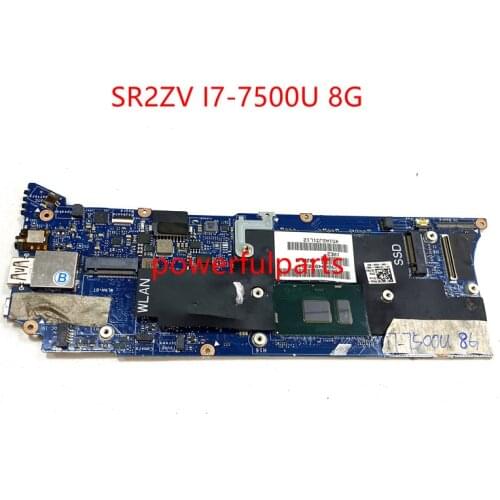 100% working for Dell XPS 13 9360 motherboard 0G736N CN-0G736N CAZ00 LA-D841P mainboard with CPU i7-7500U + 8G RAM working good
