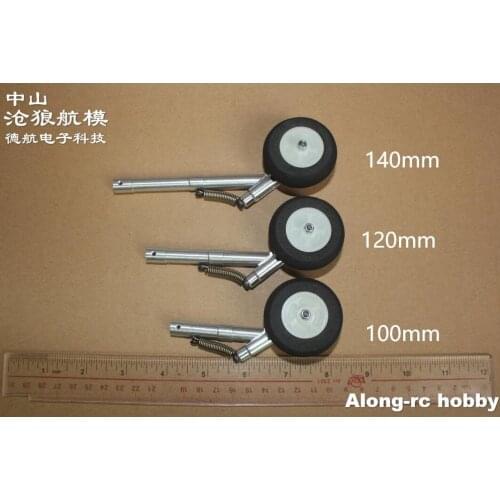 2pcs Back Kneeling Landing Gear worm shock Damping tripod suitable for RC Model Aircraft RC EDF JET Plane DIY spare part