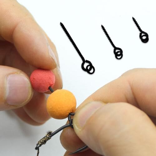 20PCS Carp Fishing Accessories Pop Up Boilies Bait Screw For Carp Ronnie Rig Zig Chod Carp Rig Fishing Terminal Tackle Equipment