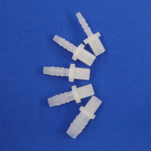 5~100pcs G1/4 male thread to 4.8~12mm Hose Straight Connector irrigation soft Pagoda Joints Aquarium Pipe Fish Tank Adapter