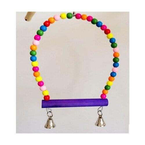 A02 Pet parrot bird toy bird supplies swivel ladder ladder chew toy parrot swing bar ladder elevated station