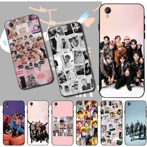 PENGHUWAN KPOP K.A.R.D MONSTA X NCT 127 Drawing Black TPU Rubber Phone Cover For Vivo Y91c Y17 Y51 Y67 Y55 Y93 Y81S Y19 Y7S Case