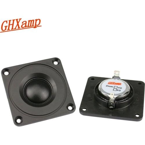 GHXAMP Hifi 2 Inch Tweeter Speaker 6ohm 30W Dome Silk Film Neodymium Treble Loudspeaker Home Theater For Car Audio Upgrade 2PCS